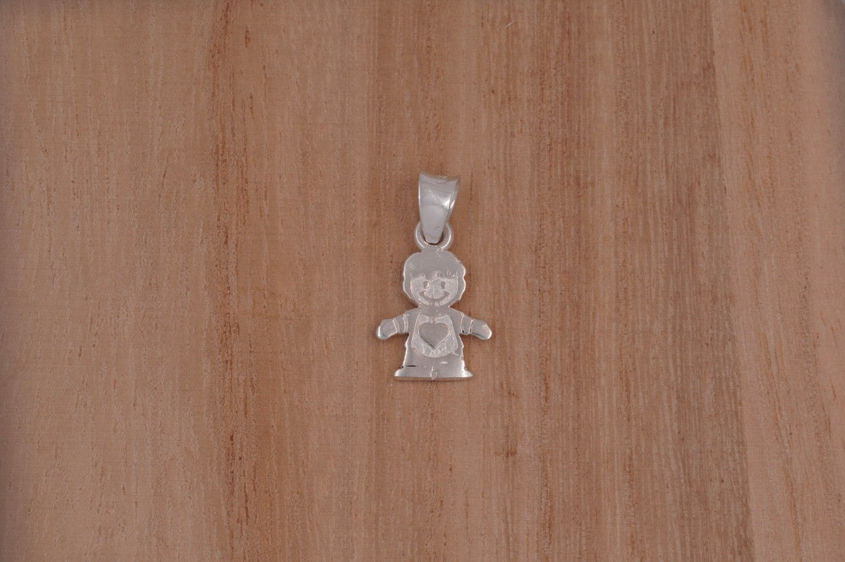 Boy Silver Charm