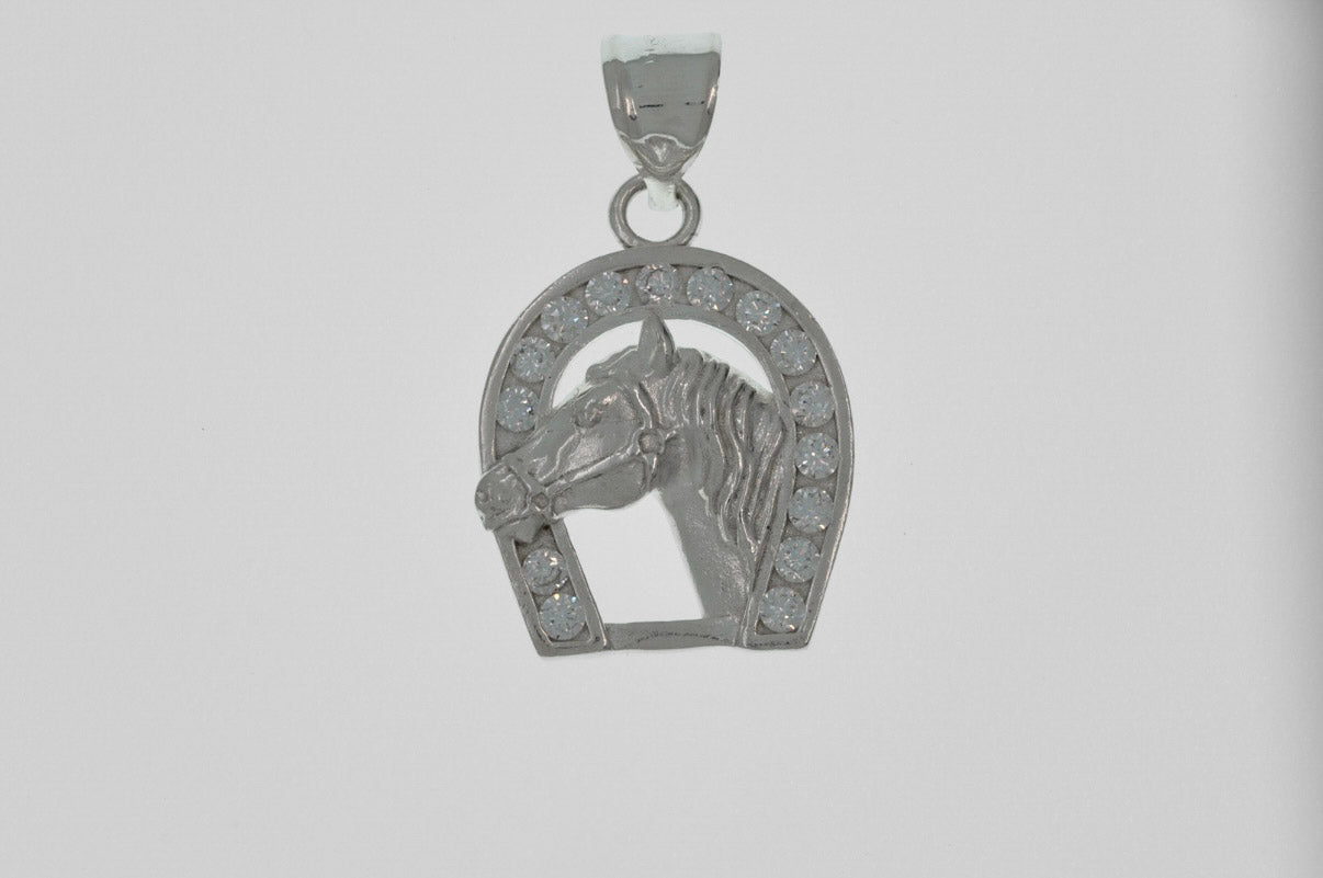 Charm Horse with Zirconia