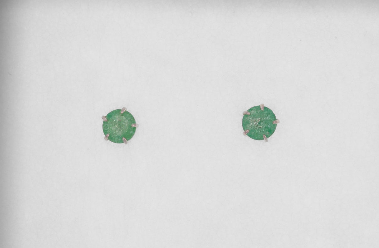 Medium Jelly SIlver Earring