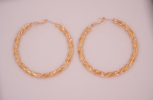 Gold Laminated Earrings