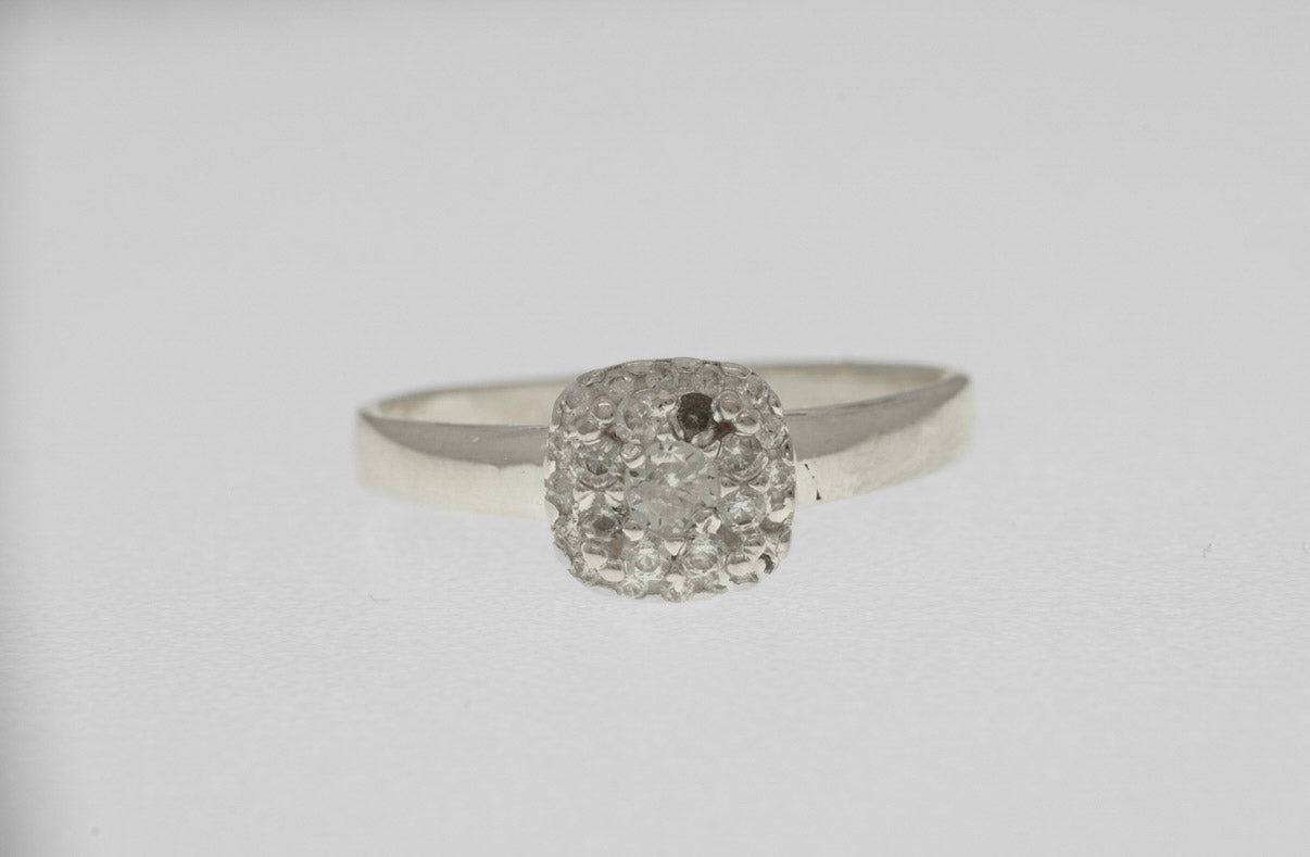 Square Zirconia Ring